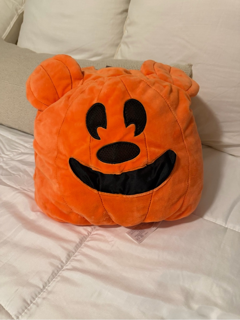 Disney Orange Plush Pumpkin Costume Hat